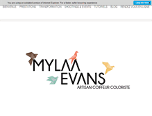 Tablet Screenshot of mylaaevans.com